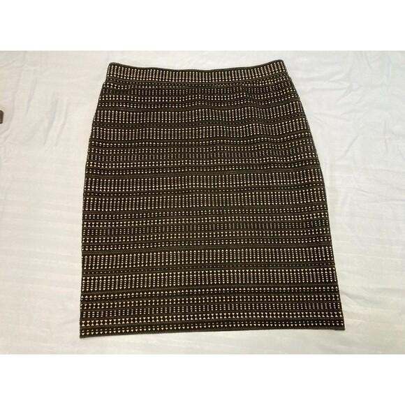 LOFT Skirt Bouclé Tweed Plaid Pencil Work Old Money Office Glam Sz XXSP Petite - Picture 4 of 7